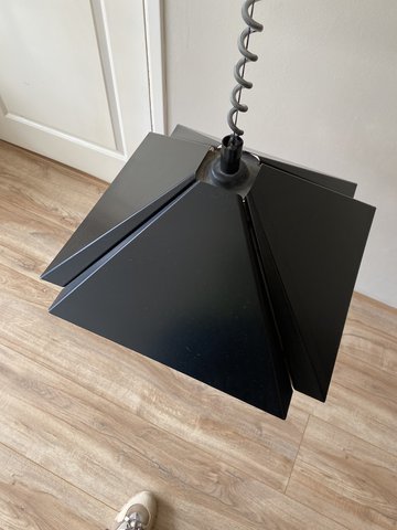 Dijkstra vintage mat zwart alta design pendellamp