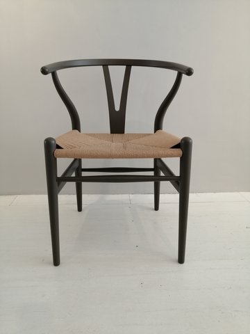 Carl Hansen & Son CH24 Wishbone Soft Slate stoel