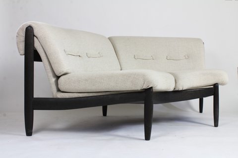 Vintage round sofa bed