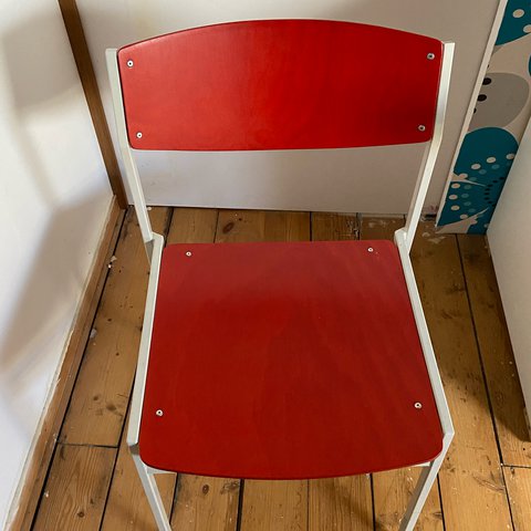 4x Vintage Stühle Gijs Van Der Sluis