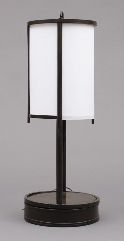 Black Lacquered Andon Lamp, Japanese