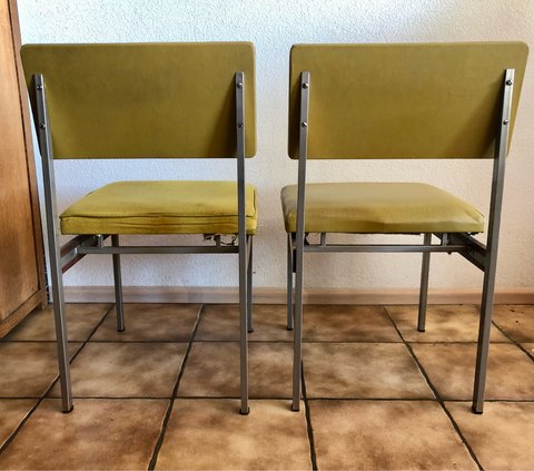 4 Deense vintage design stoelen
