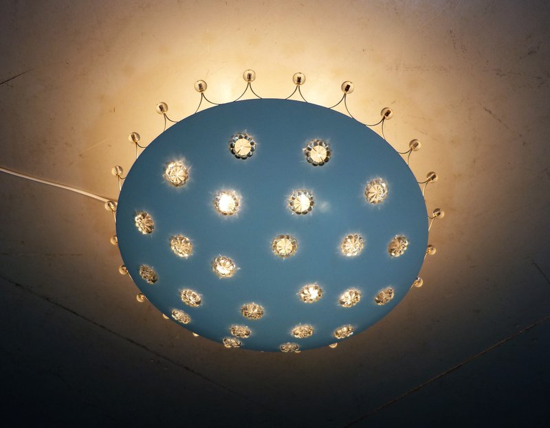 Emil Stejnar ceiling lamp for Rupert Nikoll, Austria 1950's
