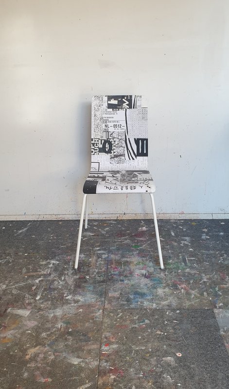 Wouter van Donselaar, Black & White chair art
