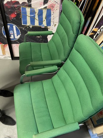 2 ArtiFort Green Chairs