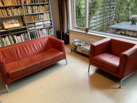Montis Kubik sofa and armchair