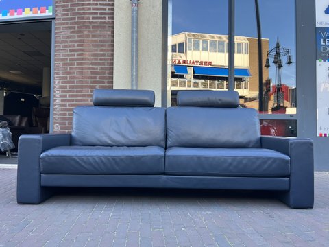 Rolf Benz Ego sofa - blue leather