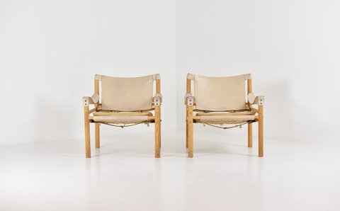 2x Arne Norell Sirocco fauteuils