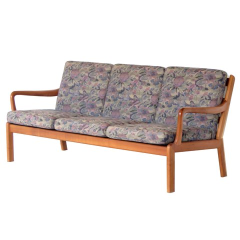 Vintage Danish 3-seater sofa