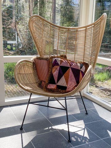 HKliving rattan fauteuil egg