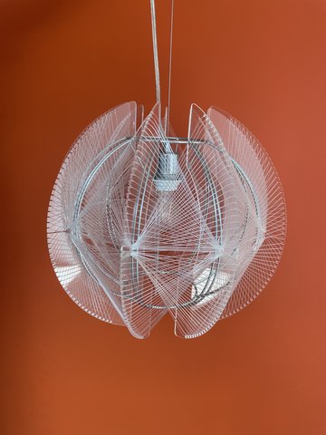2x Paul Secon Sompex hanging lamp