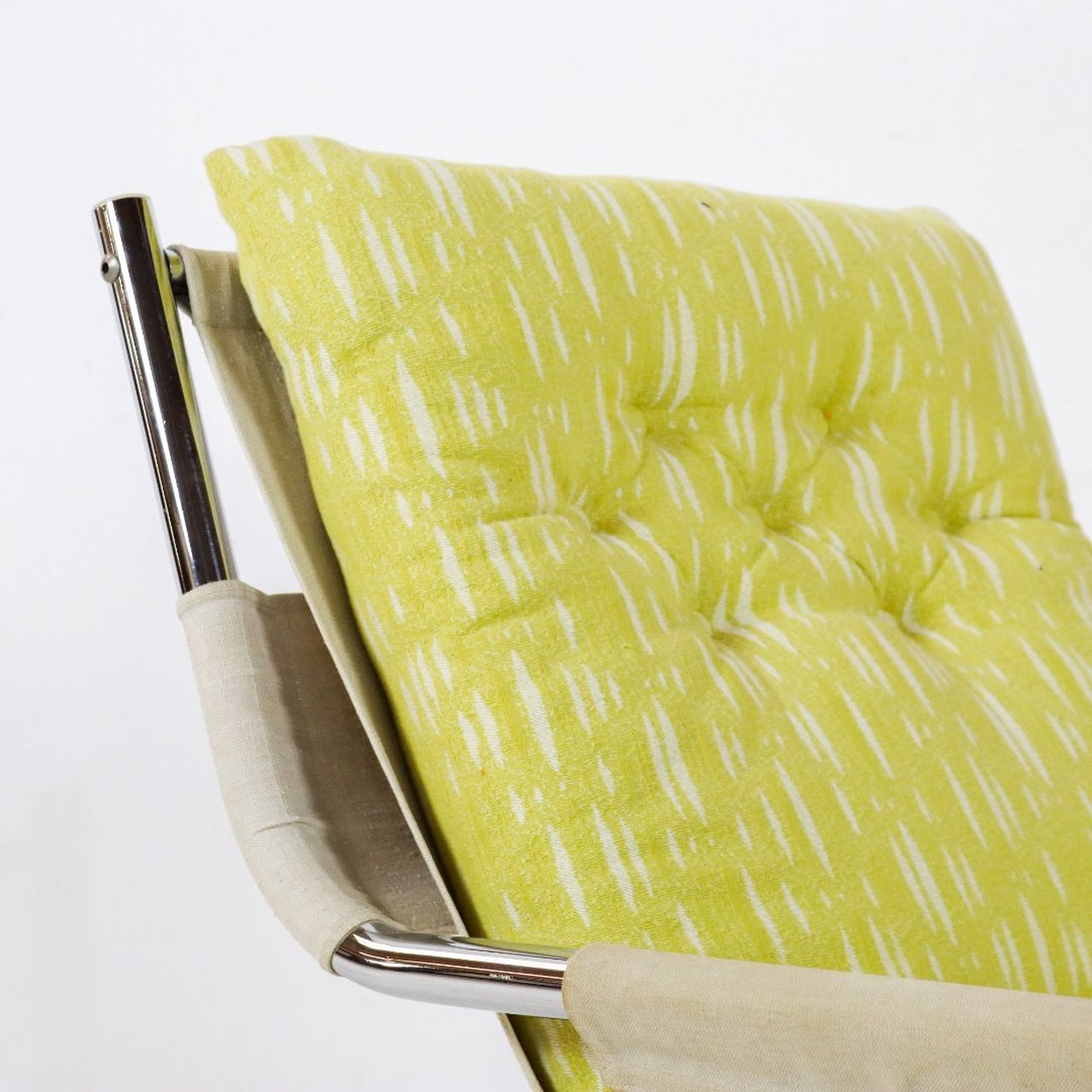 Image 10 of 1970s tubular frame armchair