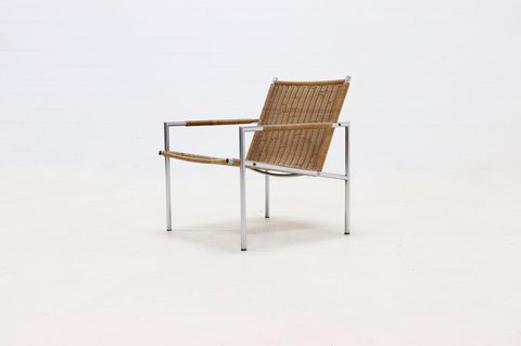 Vintage Martin Visser voor 't Spectrum SZ01 Loungestoel  