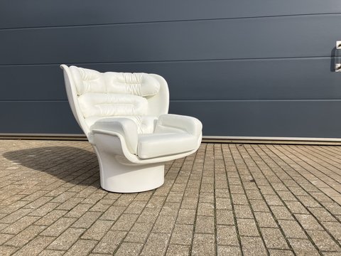 Joe Colombo Elda Chair white