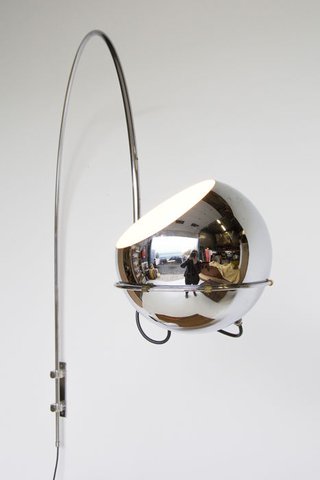Mid-Century Gepo wandlamp chrome jaren '60 - '70 te koop.