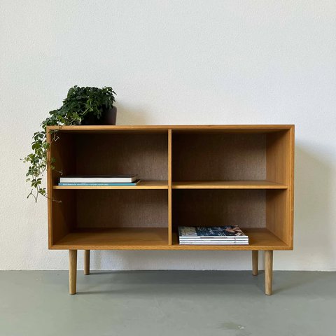 Bücherregal aus dänischer Eiche '60