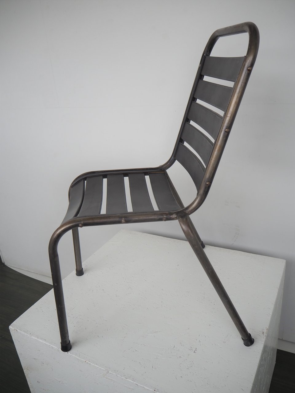Image 3 of Stalen terras stoel
