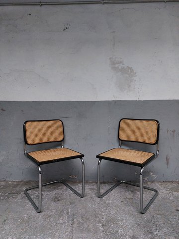 2x Marcel Breuer dining chairs