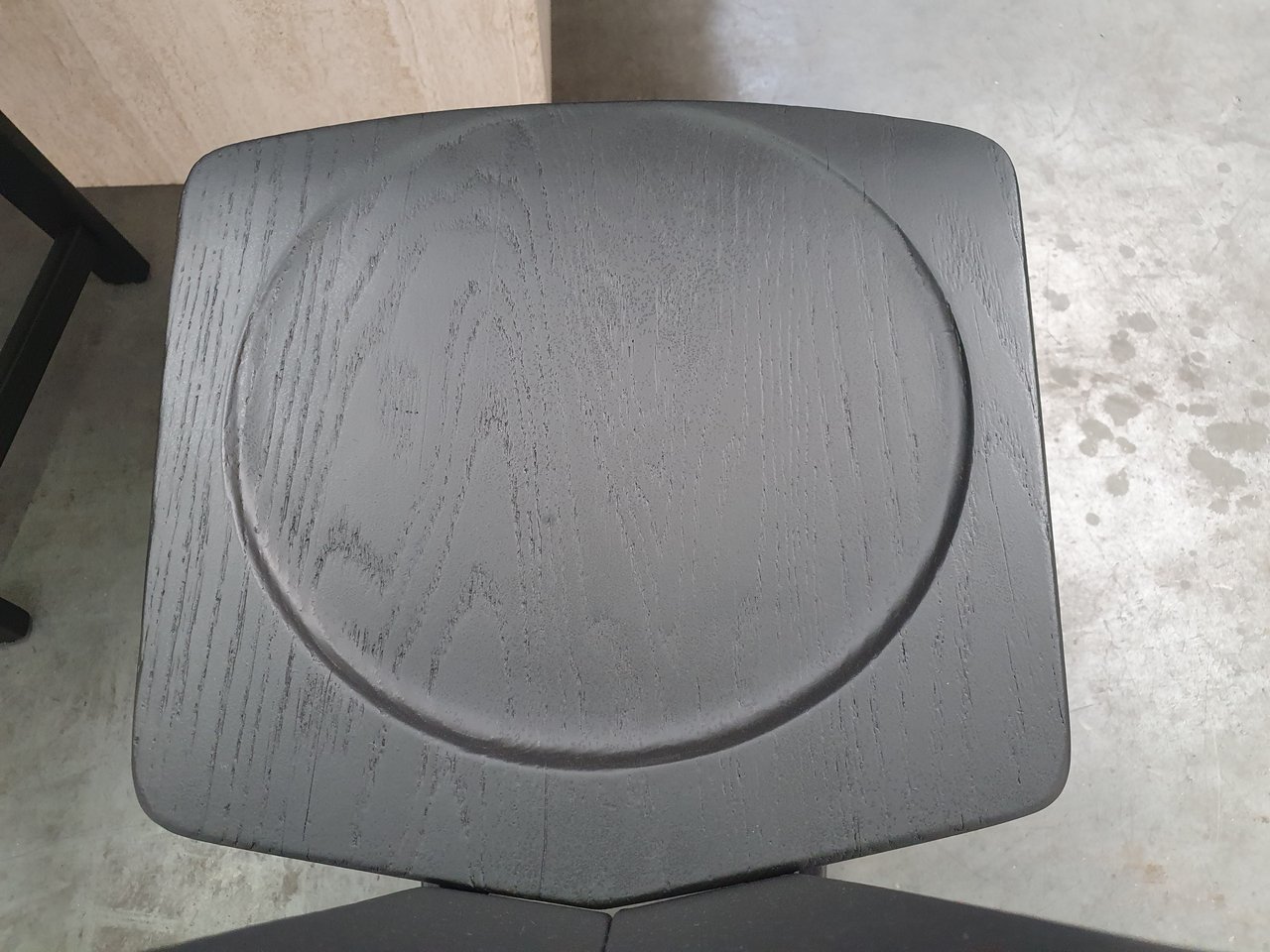 Image 6 of 5x Brutalist oak chair