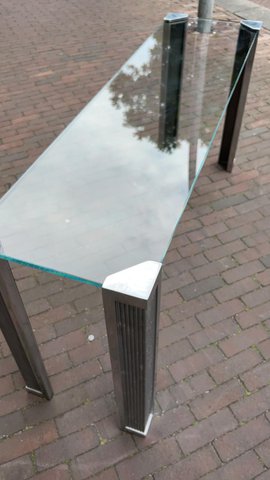 Ghyczy side table glas haltafel