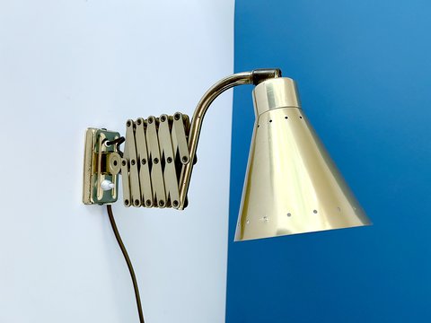 Vintage Scissor Wall Light