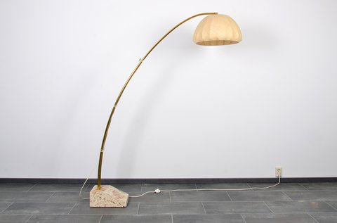 Hustadt-Bogenlampe mit Marmorsockel