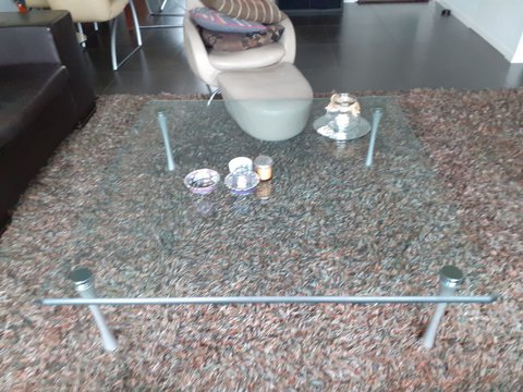 Rolf Benz glazen salontafel