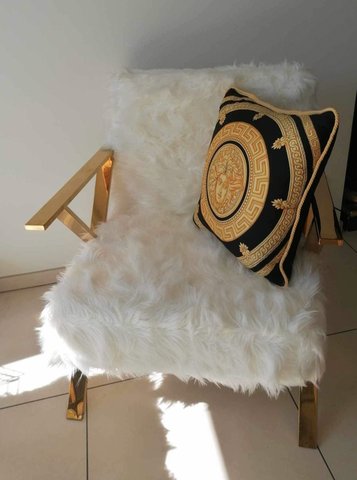 Kare fluffy fauteuil