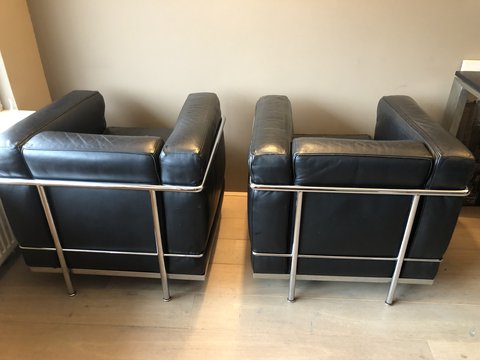 2 CASSINA LC2 ,fauteuil