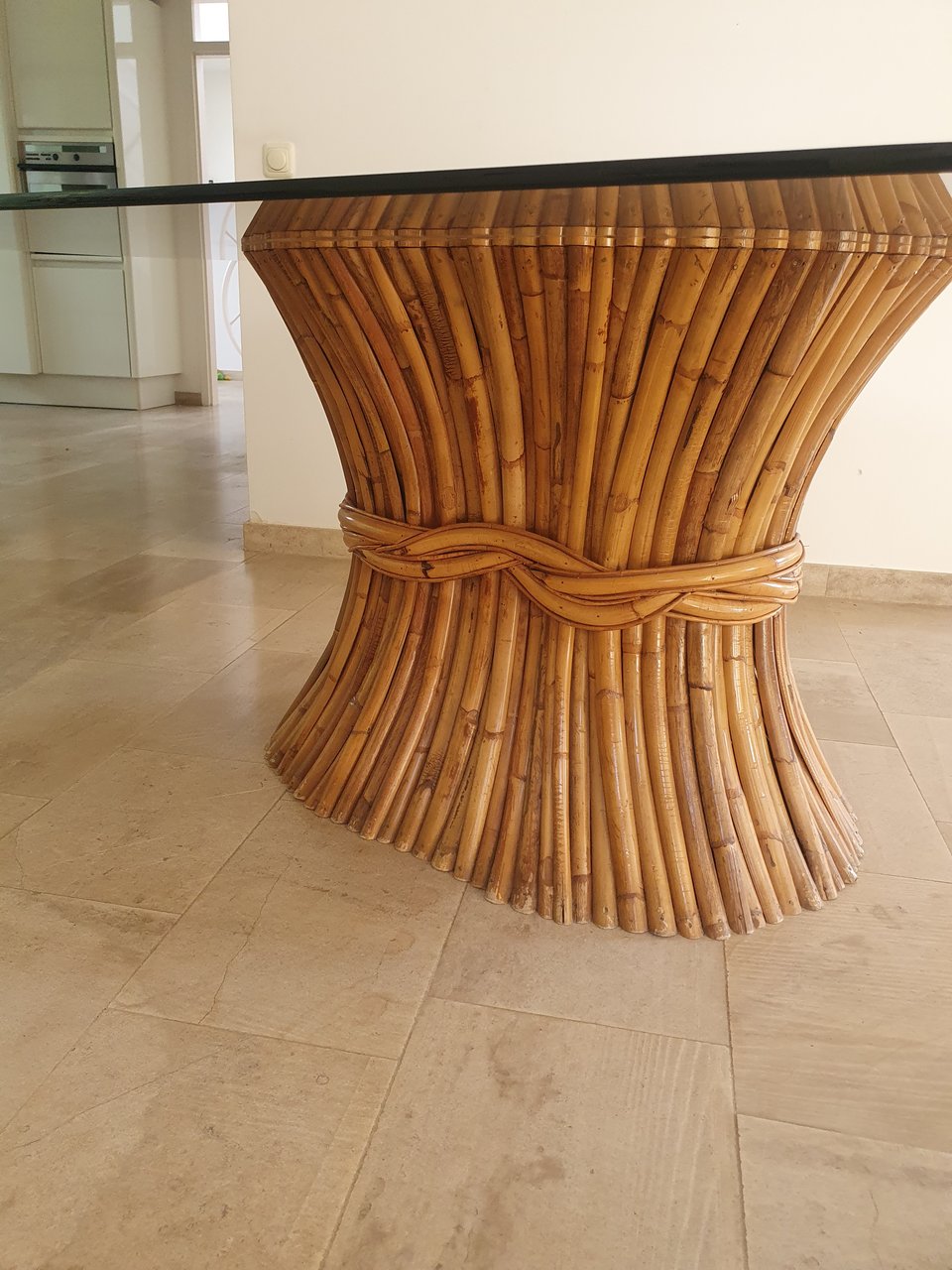 Image 7 of McGuire Vintage bamboo table