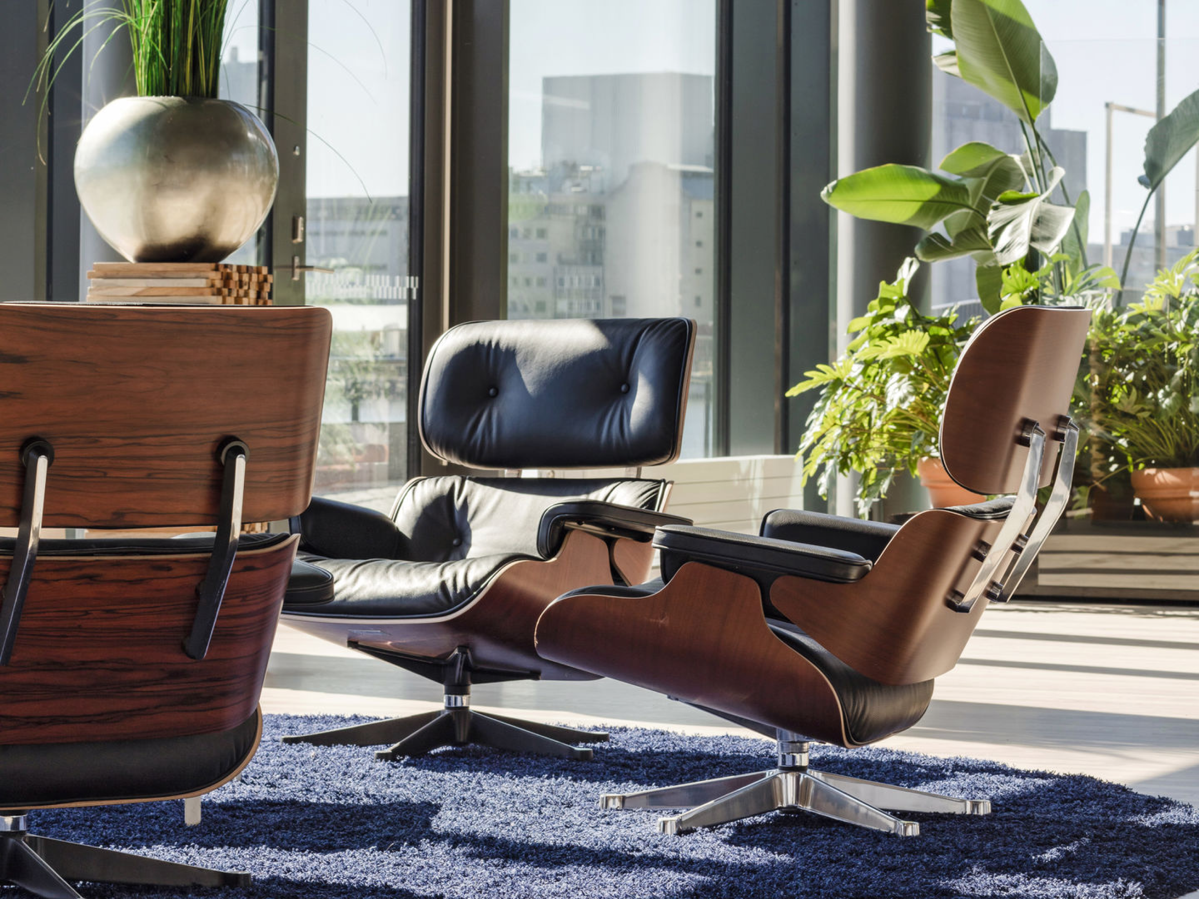 hardwerkend afgewerkt ring Eames Lounge Chair (Vitra): prachtig aanbod! | Whoppah