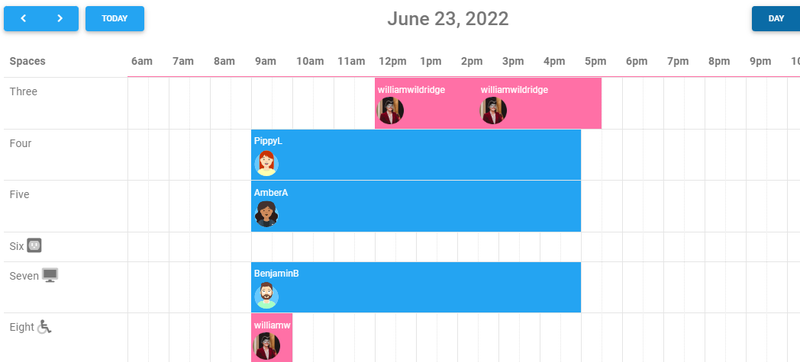 Team mates in office