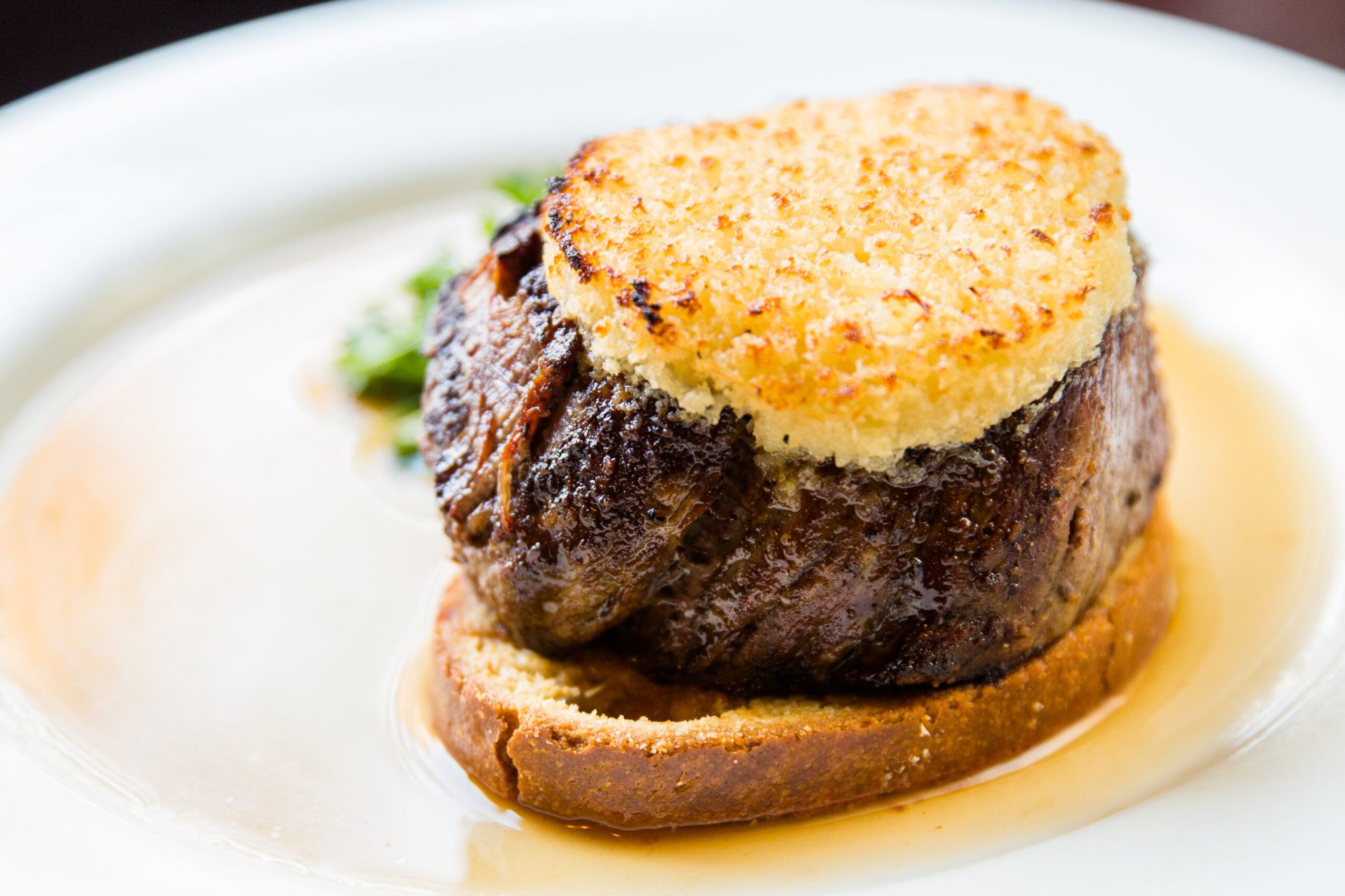Horseradish Crusted Filet Mignon