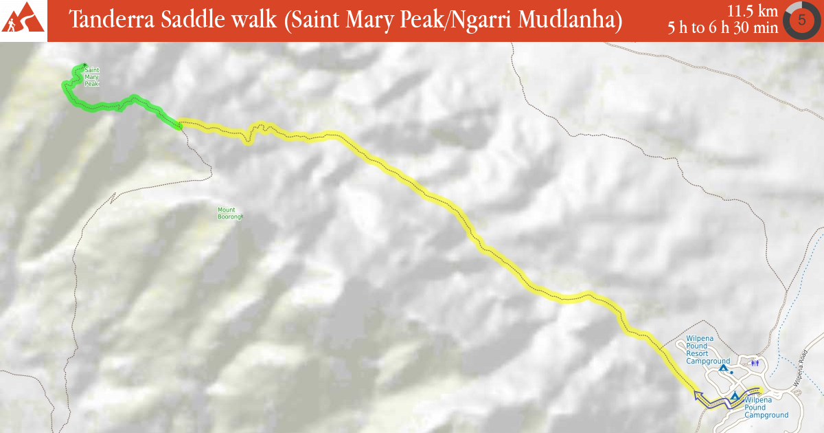 St Mary Peak Hike, Ngarri Mudlanha, Wilpena Pound