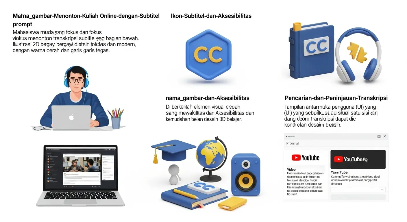 Pentingnya Transkripsi Subtitel Video YouTube untuk Mahasiswa
