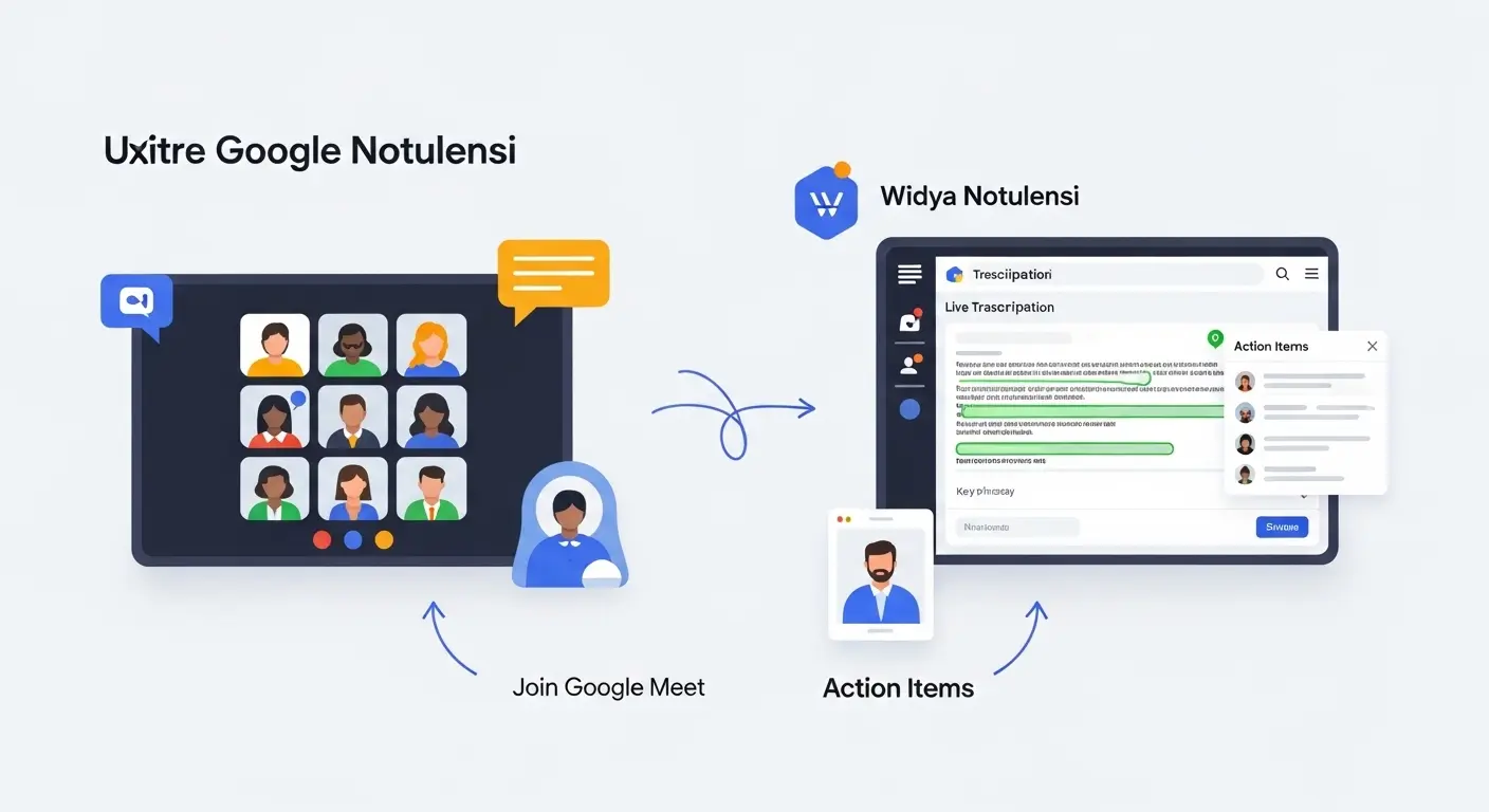 Pengalaman Menggunakan Google Meet dan Widya Notulensi