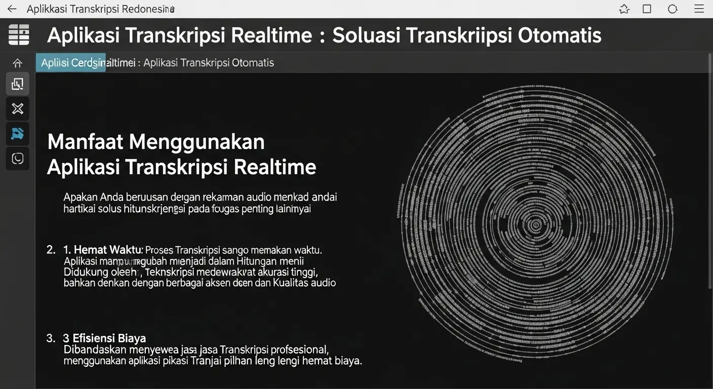 Aplikasi Transkripsi Realtime Indonesia: Solusi Cerdas Transkripsi Otomatis
