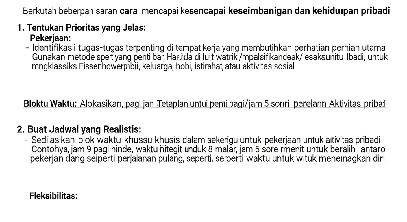 Cara Mencapai Work-Life Balance untuk Mengelola Waktu