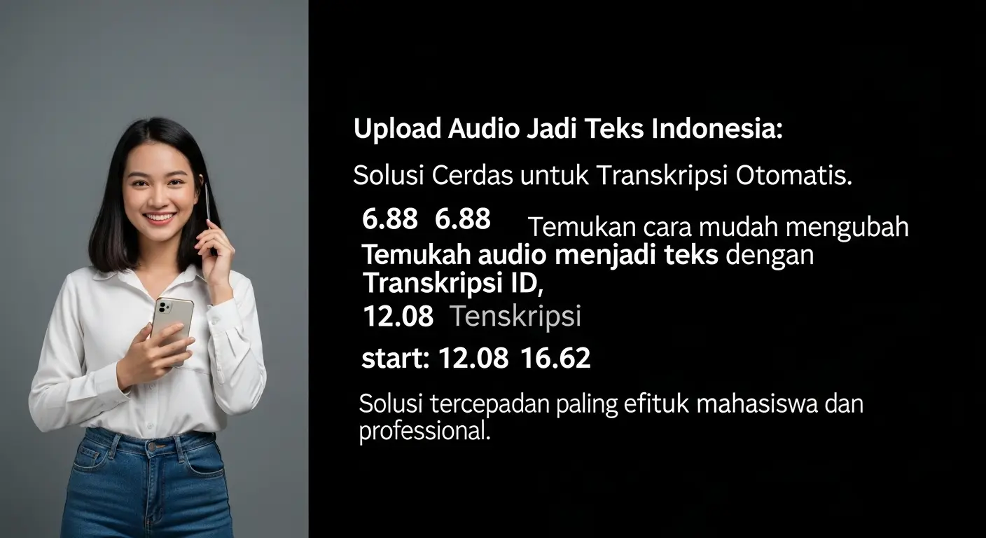 Upload Audio Jadi Teks Indonesia: Solusi Cerdas untuk Transkripsi Otomatis