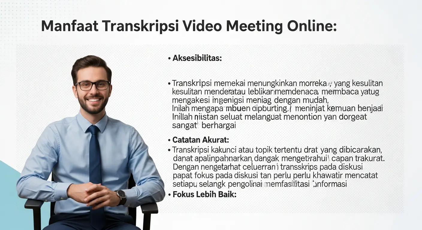Transkripsi Video Meeting Online: Memudahkan Proses Pengolahan Informasi