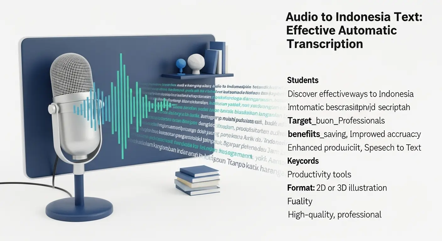 Upload Audio Jadi Teks Indonesia: Transkripsi Otomatis Efektif