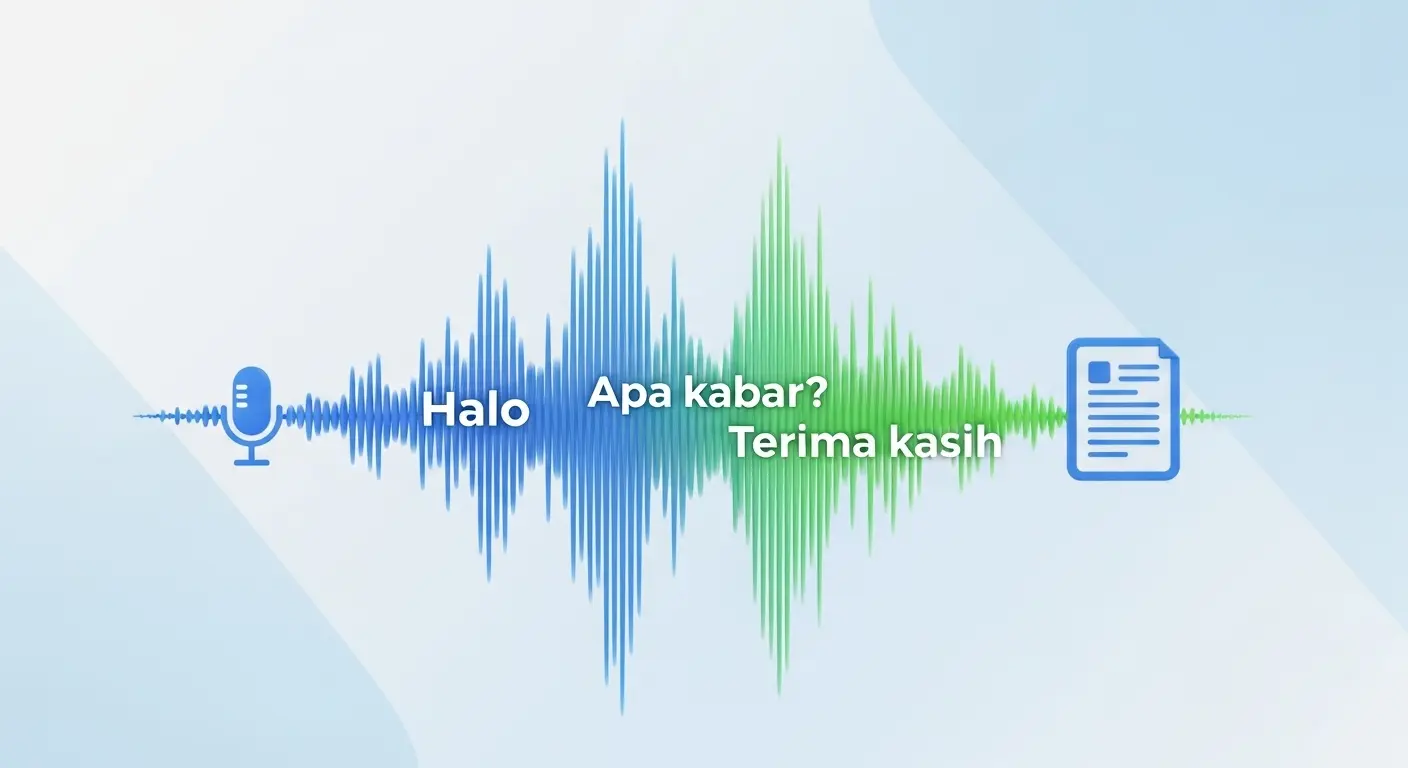 Konversi Audio ke Teks Bahasa Indonesia: Solusi Cerdas untuk Transkripsi Otomatis
