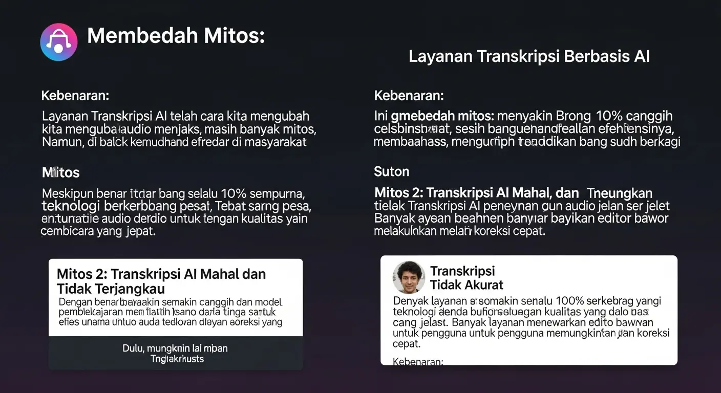 Membedah Mitos: Layanan Transkripsi Berbasis AI