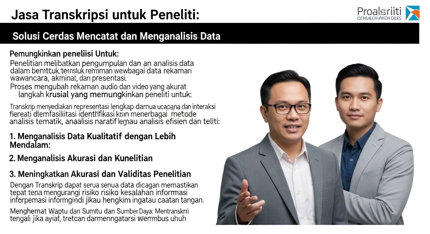 Jasa Transkripsi untuk Peneliti: Solusi Cerdas untuk Mencatat