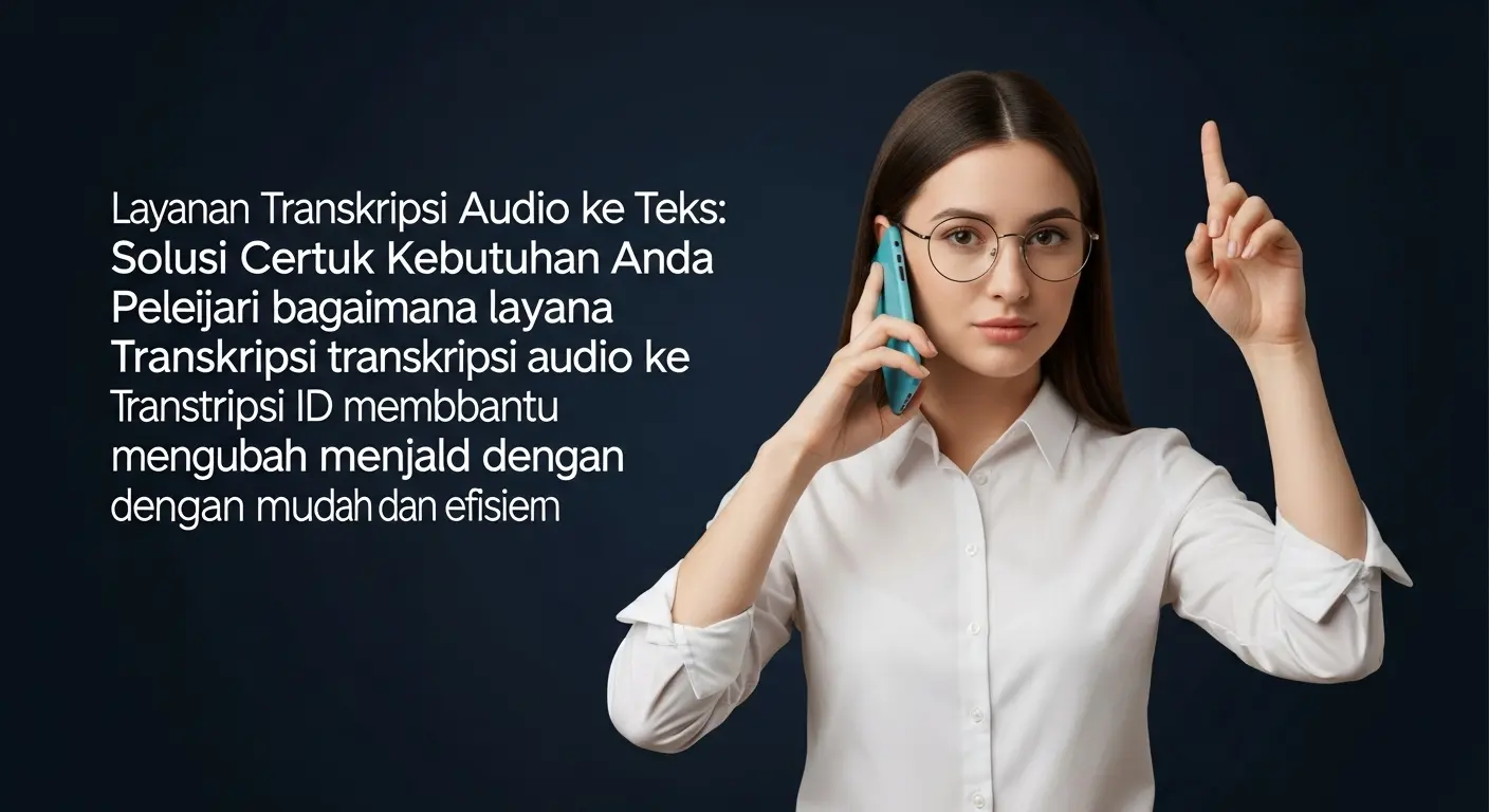 Layanan Transkripsi Audio ke Teks: Solusi Cerdas untuk Kebutuhan Anda