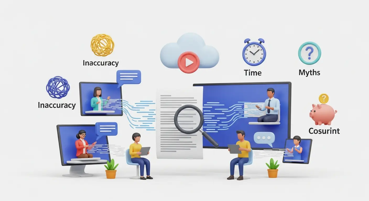 Mitos-Mitos Seputar Transkripsi Video Meeting Online