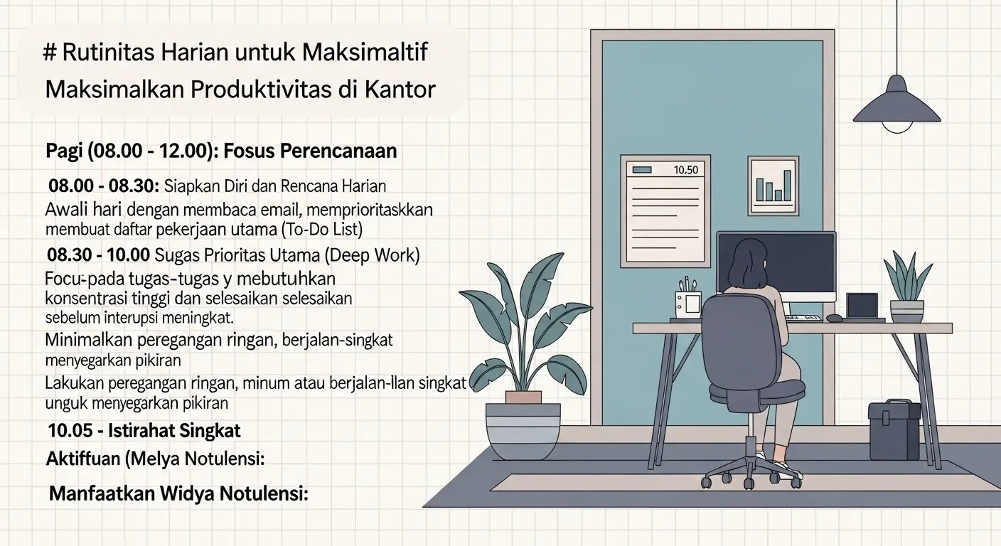 Rutinitas Harian untuk Maksimalkan Produktivitas di Kantor