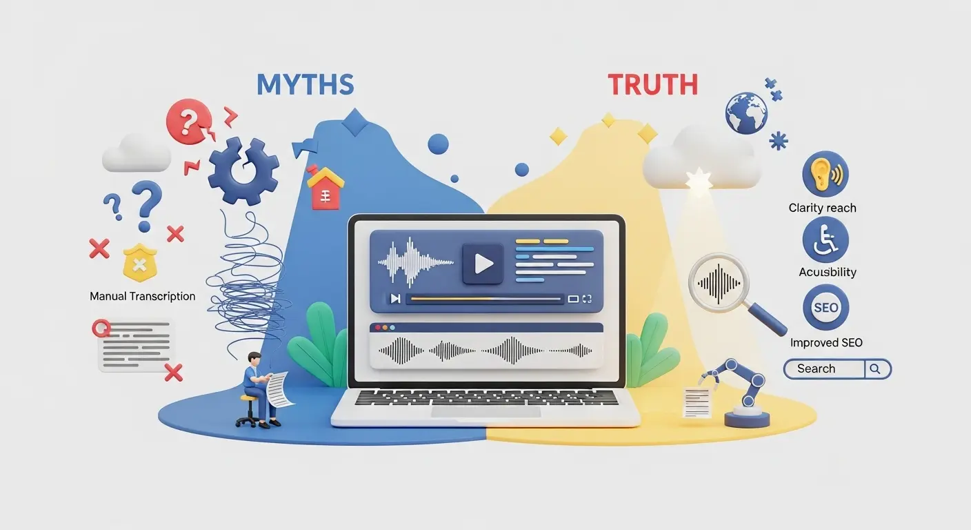 Mitos Seputar Transkripsi Subtitel Video YouTube