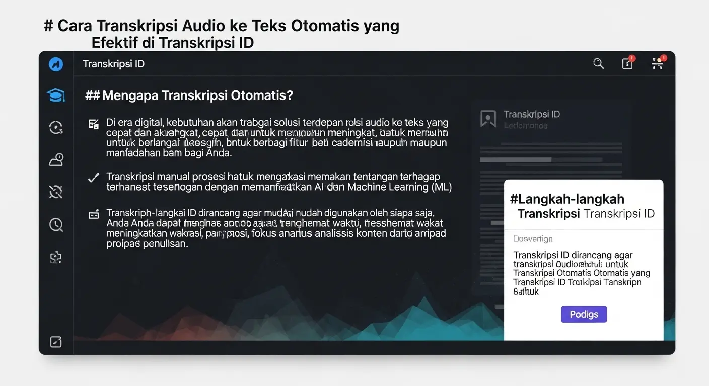 Cara Transkripsi Audio ke Teks Otomatis yang Efektif