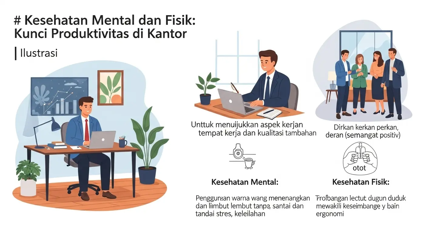 Kesehatan Mental dan Fisik: Kunci Produktivitas di Kantor